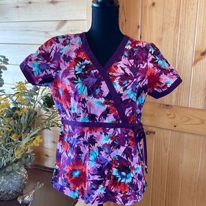 Koi scrub top
